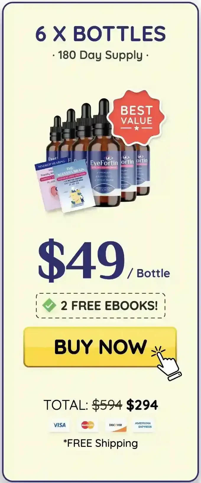 Buy EyeFortin 6 Bottles